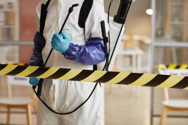 Professional Biohazard Cleanup technician working in Fulda, MN